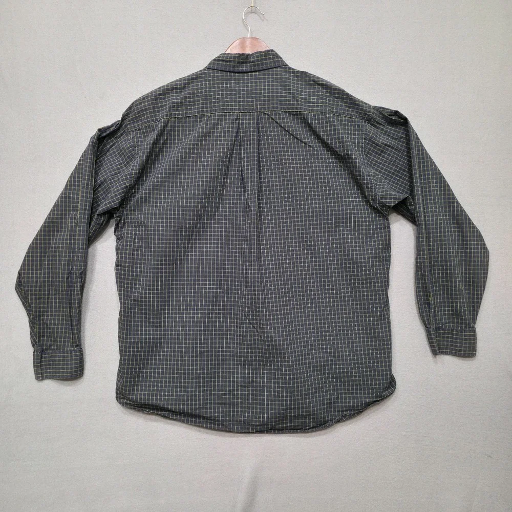 Mark‎ Alexander Sport Men's Long Sleeve Button Up Black Check Shirt Size XL